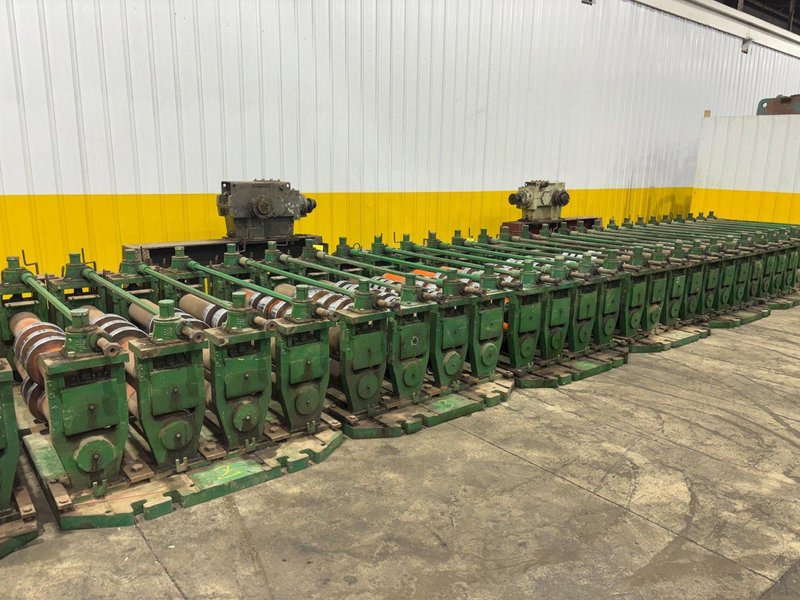 36" HI-RIB (7.2 TYPE) PANEL RAFTED ROLLFORMER LINE;  INCLUDES UNCOILER, ROLLFORMER &amp; FLYING CUTOFF SHEAR: YOBRO #24156