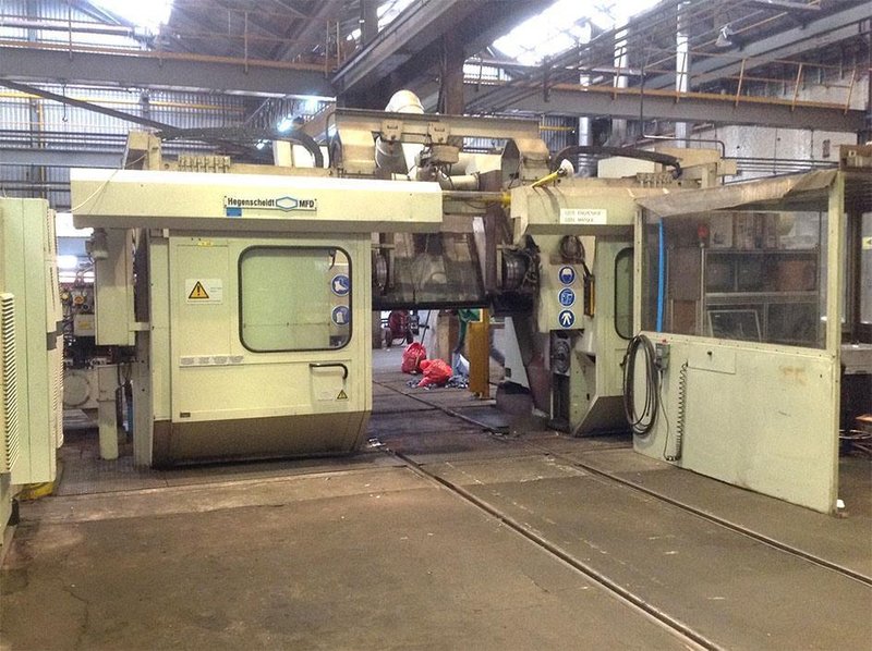 Hegenscheidt - PN 190 CNC PORTAL WHEELSET LATHE