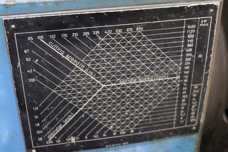 33" X 168" HAMBURG ENGINE LATHE: STOCK #72800