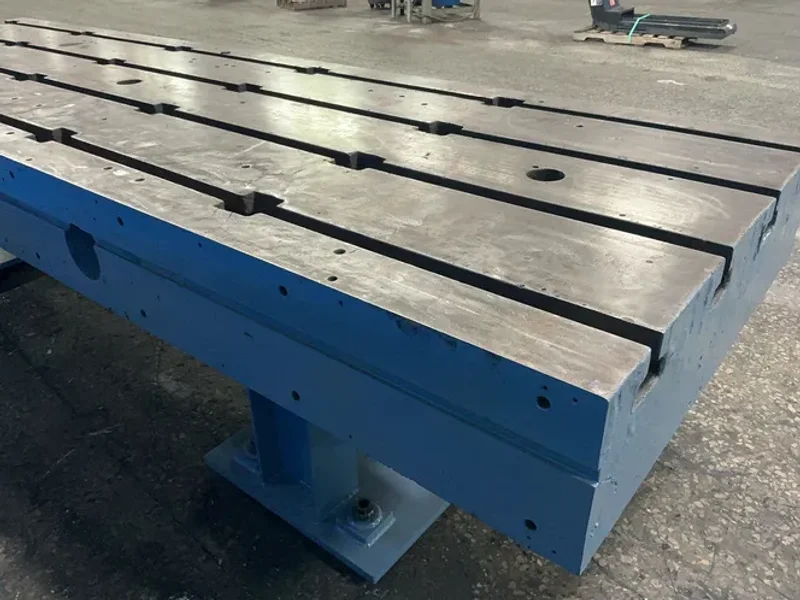 50” X 154” T-SLOTTED TABLE