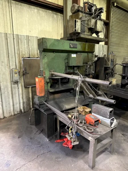 110 TON FICEP HELLER MODEL #UH 1105 HYDRAULIC IRONWORKER: YOBRO #25187