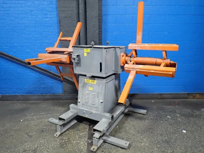 4,000 LBS PRESS ROOM EQUIPMENT MODEL #PRD-244000-NAB DUAL COIL REEL UNCOILER: YOBRO #25067