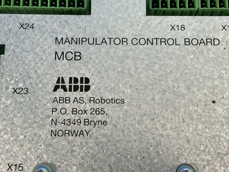 ABB MANIPULATOR CONTROL BOARD.  -  3HNA024855-001