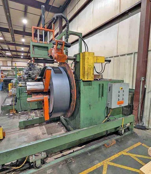 24" x 0.250" x 7,500# Custom Rollform Cut To Length Line