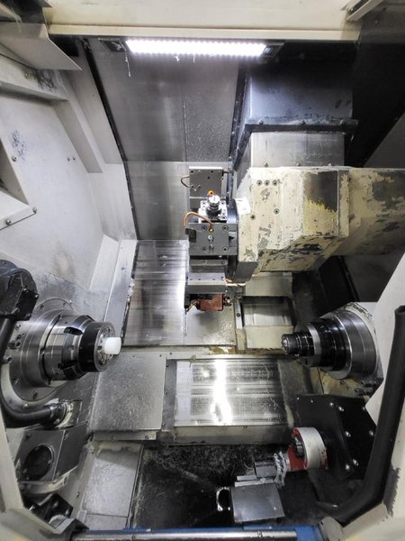 Daewoo PUMA 2000SY Multi-Axis CNC Lathe, 2004 – Tool Setter, Sub Spindle