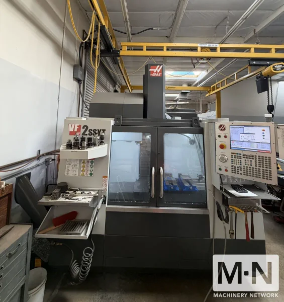 HAAS VF-2SSYT 4-axis CNC Vertical Machining Center, 2018 (low hours)