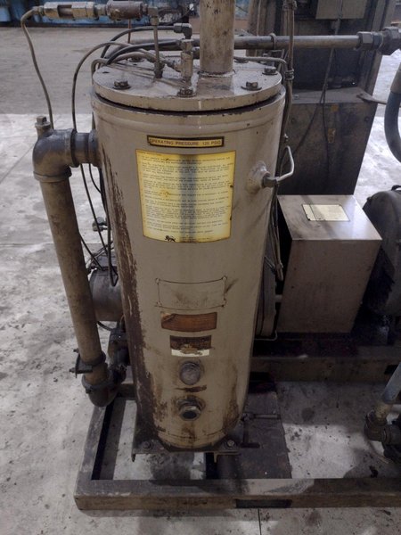 100 HP LEROI MODEL #WEH100SSIIA ROTARY SCREW AIR COMPRESSOR, WATER COOLED: STOCK #21253