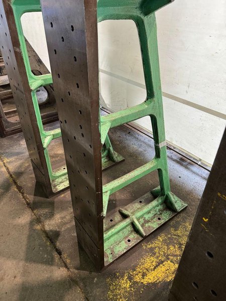 12&quot; WIDE X 60&quot; TALL X 36&quot; DEEP ANGLE PLATE SET. STOCK # 0364824