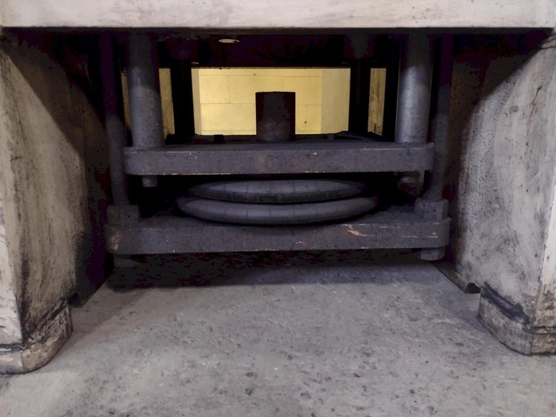 110 TON CINCINNATI MODEL #110 OBS HYDRAULIC C-FRAME PRESS, 10&quot; STROKE: STOCK 15962