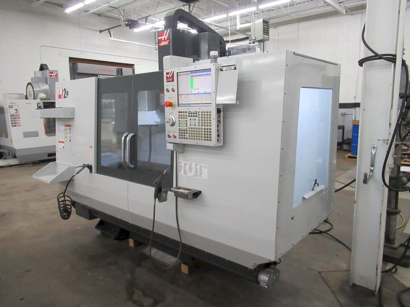 Haas TM-2P CNC Toolroom Mill, 40"x16"x16", 6K RPM, 10 Station ATC, Probing, Coolant System - Only 975 Spindle Hours!