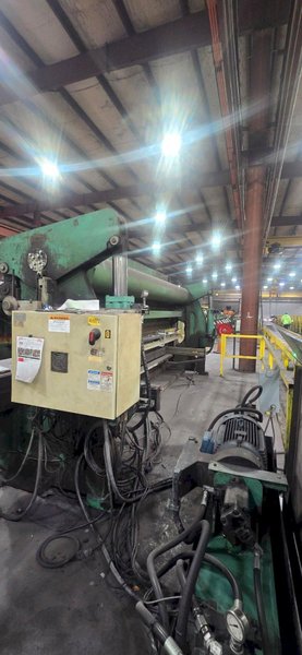 130 TON X 20' ACCURPRESS MODEL #713020 HYDRAULIC PRESS BRAKE YOBRO #25003