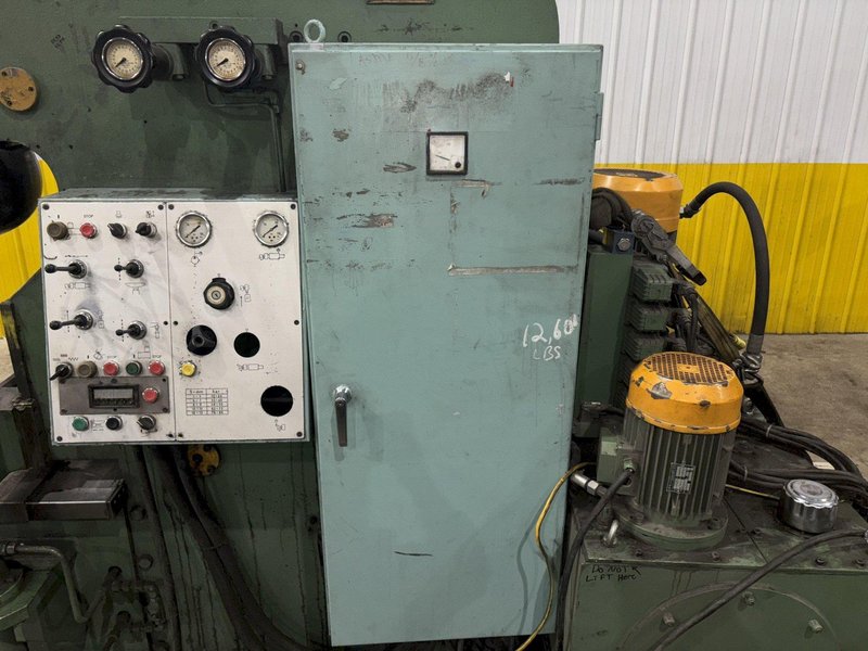 1/2&quot; X 13&#039; BOLDRINI MODEL #RIB0-13-HY HYDRAULIC HEAD FLANGER &amp; DISHING MACHINE: STOCK #23190
