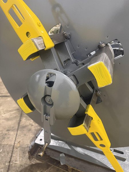 4,000 LBS x 12" x 60" LITTELL MODEL #40-12 DOUBLE END AUTO CENTERING UNCOILER COIL REEL: YOBRO #24308