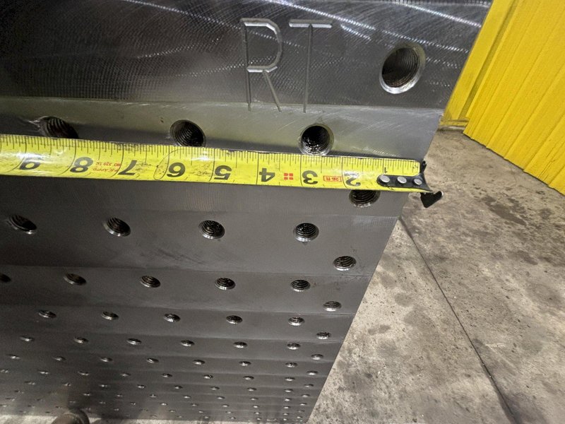 49.5" X 41.25" X 19" DRILLED AND TAPPED ANGLE PLATE EXTENSION: STOCK #22134