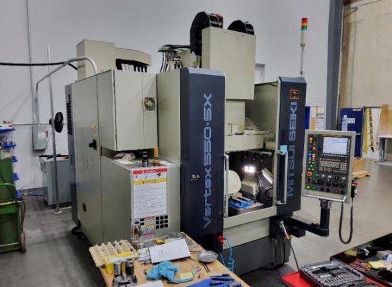 Mitsui Seiki Vertex 550-5X Used CNC 5-Axis Vertical Machining Center For Sale - 2013