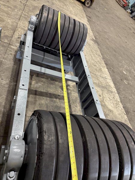 120 TON (240,000 LBS) RANSOME PANDJIRIS POWERED TANK TURNING ROLLS, POWER &amp; IDLER: STOCK #23144