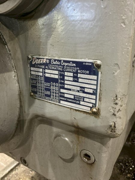 #3 KEARNEY &amp; TRECKER MODEL #310 S-15 HORIZONTAL MILL K&amp;T MILWAUKEE : YOBRO #25930