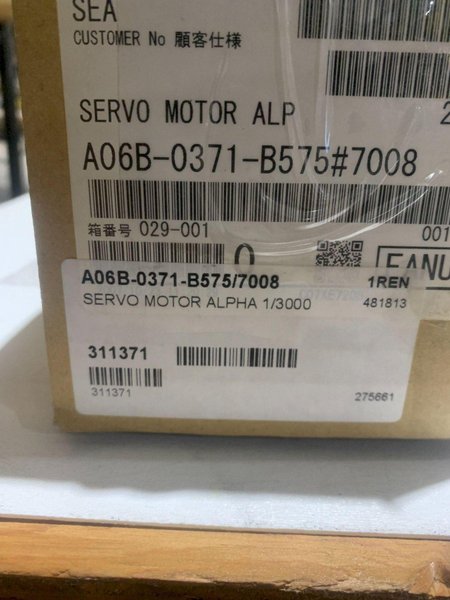 FANUC SERVO MOTOR ALPHA A06B-0371-B575#7008 NEW