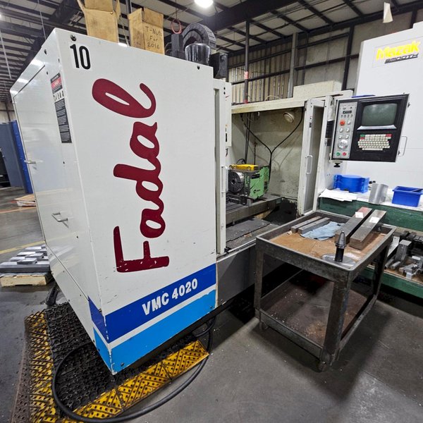 FADAL 4020-HT 4-AXIS CNC VERTICAL MACHINING CENTER-1999. STOCK # 1110625