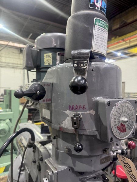 3 HP ALLIANT RAM TYPE VERTICAL MILLING MACHINE: STOCK #80801