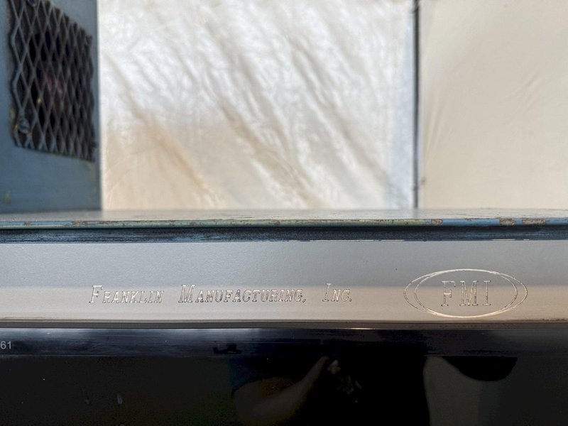 196 TON X 20” WIDTH X 1” FRANKLIN MODEL #B5196-20 AUTOMATIC FLANGE/PLATE LINE. STOCK # 0663625