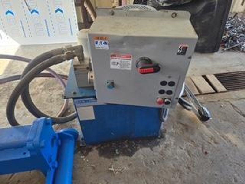 8&quot; OPI (OILFIELD PRODUCTS) MODEL #BU-63 HYDRAULIC MAKE-UP &amp; BREAK-OUT PIPE/TUBE MACHINE: STOCK #24492