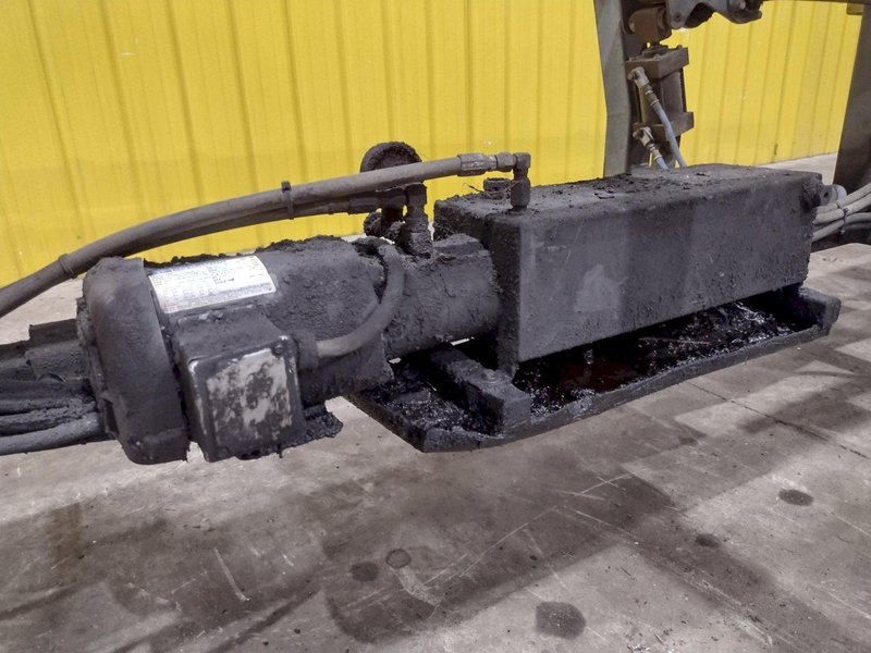 16&#039; POWERED INFEED TABLE, USED FOR LOADING SHEETS IN A SHEAR / BRAKE: YOBRO #24335