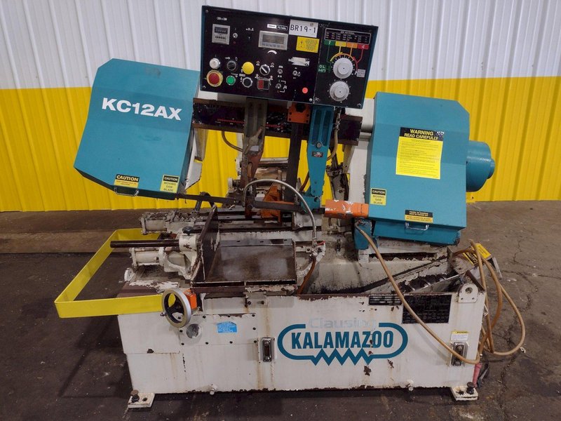 12" x 12" KALAMAZOO MODEL #KC12AX AUTOMATIC HORIZONTAL BANDSAW: STOCK #18790