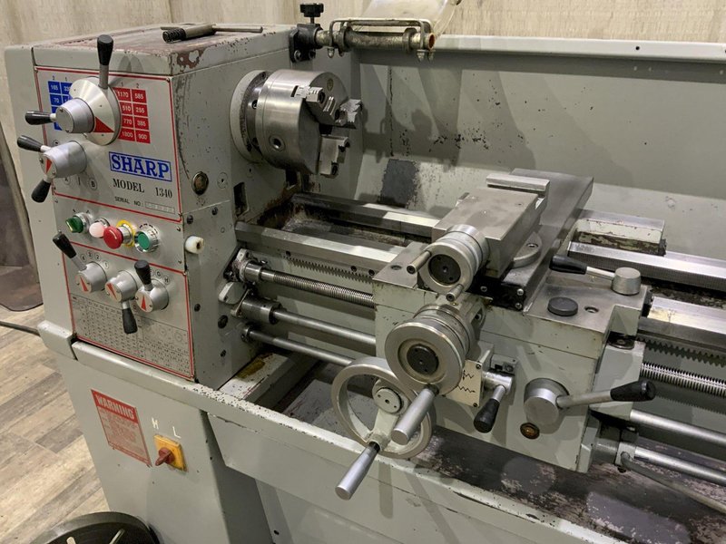 13" X 40" SHARP MODEL 1340 ENGINE LATHE: STOCK #80781