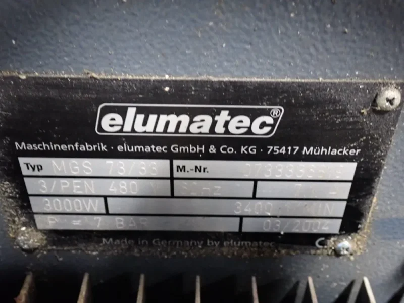 ELUMATEC 15" BLADE MITER SAW  -  MGS 73/33
