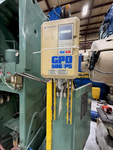 75 ton Minster #7D-SS Die-Namic Mechanical Metal Stamping OBI Single Crank Press For Sale, Year 1983