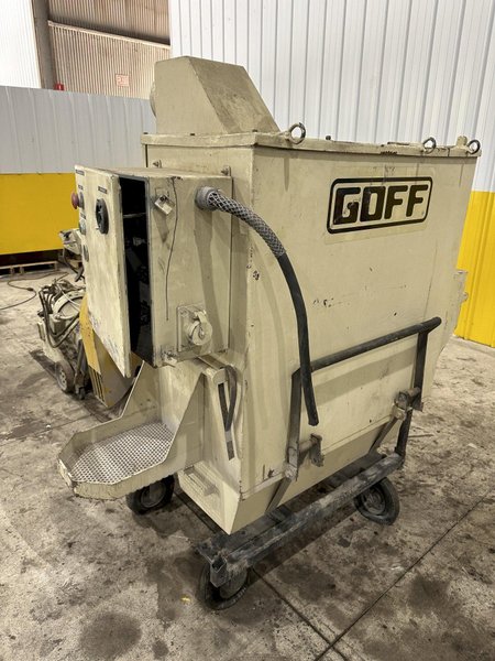 13&quot; WIDE X 15 HP GOFF MODEL #15E13 PORTABLE SURFACE &amp; FLOOR SHOT BLASTER &amp; DUST COLLECTOR: STOCK #21291