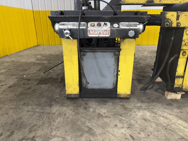 18” X 20” MARVEL MODEL #81/M4 AUTOMATIC MITRE HEAD VERTICAL BAND SAW &amp; FEED TABLE: STOCK #23277
