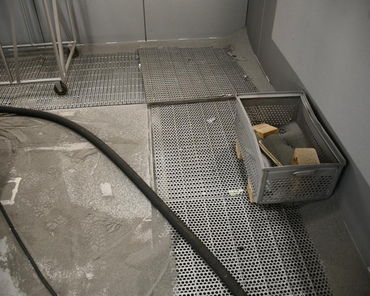 16' x 18' x 14' HIGH ABRASIVE BLAST SYSTEMS (ABS) SHOT BLAST ROOM: YOBRO #25726