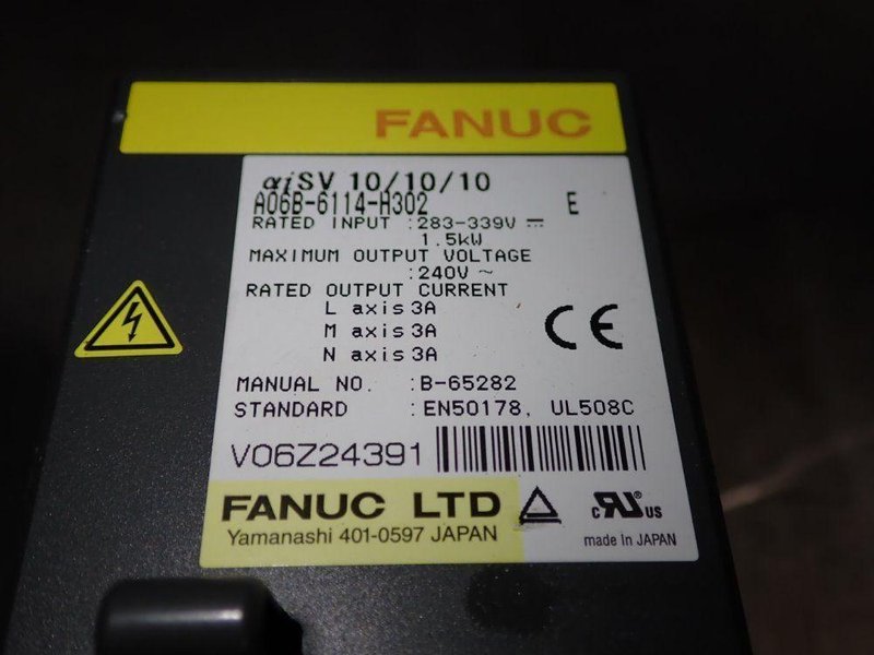 FANUC SERVO DRIVE  -  A06B-6114-H302