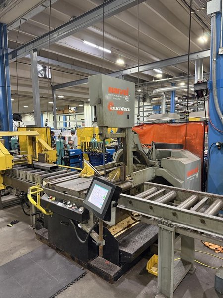 25″ x 20″ Marvel E2125TS TouchTech 60 Automatic Horizontal Bandsaw, 2001