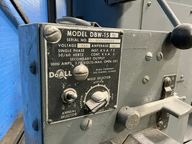 Doall 30” X 30”  Vertical Band Saw  - V 26