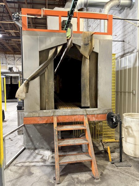 ADVANCED CURING SYSTEMS AUTOMATIC HANGER CONVEYOR PASS-THROUGH SYSTEM: YOBRO #24994