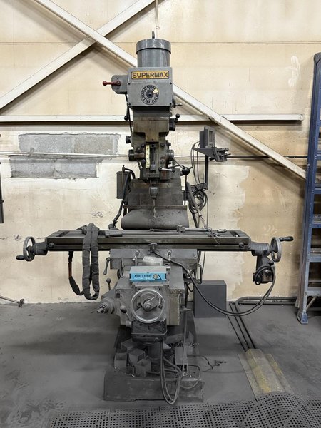 SuperMax YCM-16VS, 1990 – DRO, X-Axis Power Feed