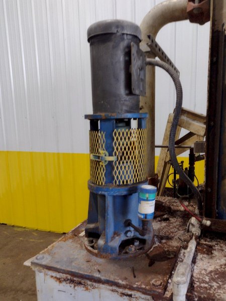 1500 CFM WARD-DEVANSCO MODEL #DV-18015 WET TYPE DUST COLLECTOR: STOCK #18631