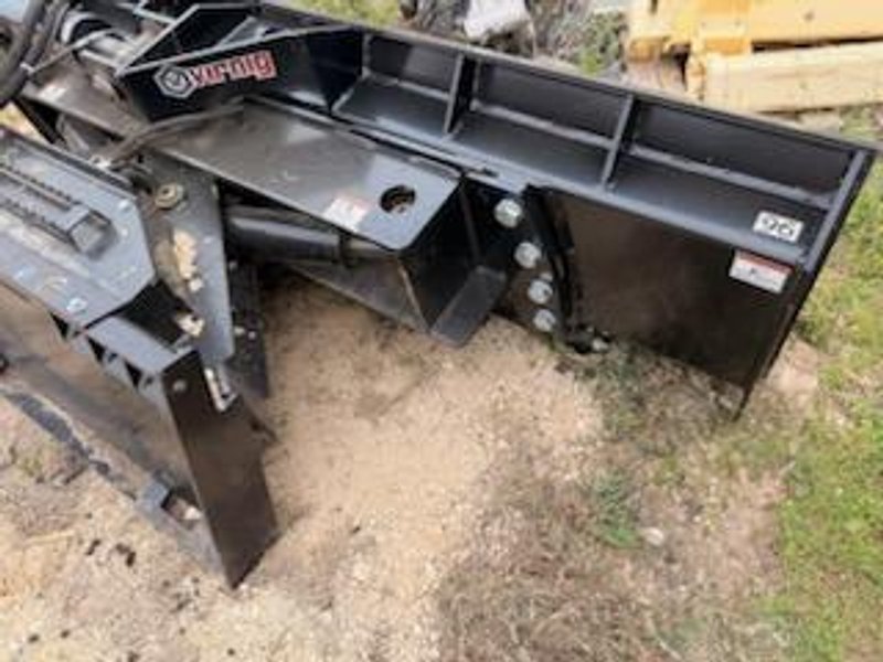 McLaren 84″ 6-Way Skid Steer Dozer Blade w/ Power Tilt, 2025 – Universal Quick Attach, Heavy-Duty Cutting Edge