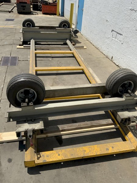 5000 LB CUSTOM MADE TANK TURNING ROLLS SET: STOCK #81222