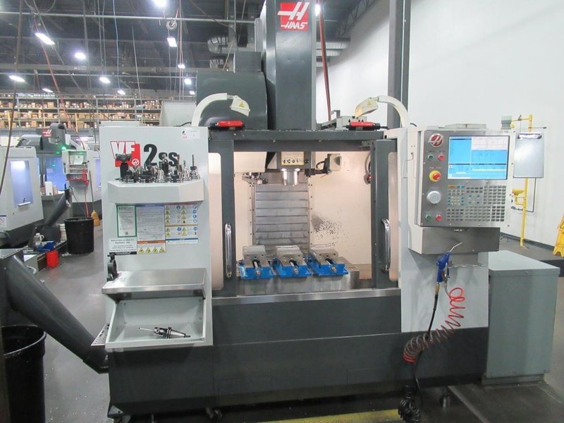 Haas VF-2SS CNC Vertical Machining Center, 30&quot;x16&quot;x20&quot;Travels, 12K RPM, Probing, Chip Auger, High Speed Machining- Auction Item