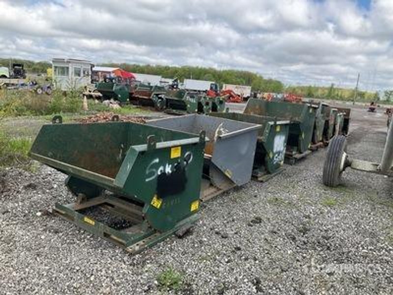 2 CU YD X 4,000 LBS JESCO DUMP HOPPER: STOCK #23207