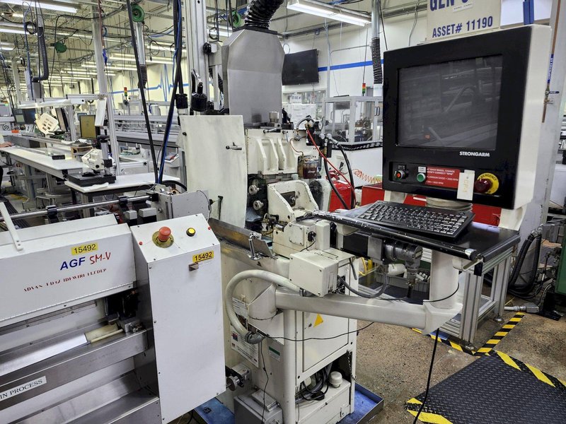 Royal Master Gen 5.1  (TG12x3) CNC  Guidewire  Centerless Grinder, Grinding Wire from: .0001" to .250", up to 17', with Scale Feedback to: .000004", Strongarm CNC Windows Based Control , 7.5 HP. with Accu-Feed AGF 5M-V Wirefeeder, New 2009,