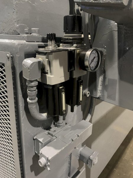 60" X .190" DALLAS 2D-400 AIR FEEDER WITH POWERED PINCH ROLLS. STOCK # 1247223