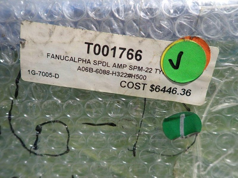 FANUC SPINDLE AMPLIFIER MODULE   -  A06B-6088-H322#H500