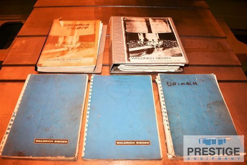 Waldrich 120&quot; Diam. 50 Ton Capacity B-Axis CNC Rotary Table