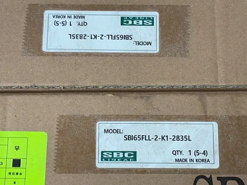 Sbc Linear Rail Length: 2835 Mm, 2 Blocks Linear Guide Rails - Sbi65fll-2-k1-2835l