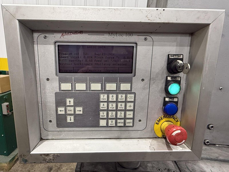 80" X .137" TITAN MODEL #8268-2035 PROGRAMMABLE HYDRAULIC PLATE ROLL, NEW 2008: YOBRO #24735